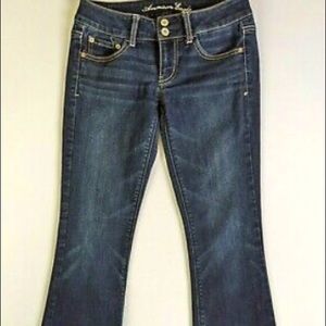 AEO 🦅 Dk rise Artist wide leg Jean size 18 long